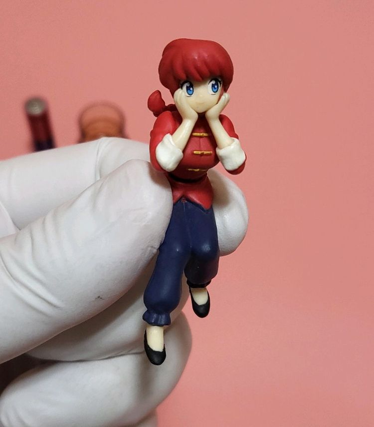 란마 1/2 책상 위의 란마 고전 피규어 가챠 이미지