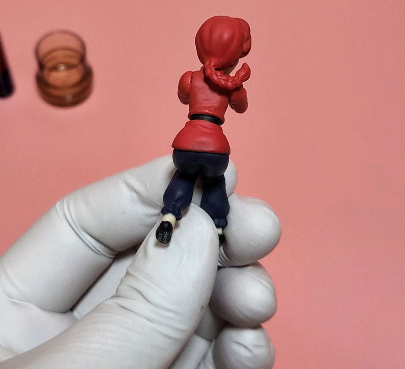 란마 1/2 책상 위의 란마 고전 피규어 가챠 이미지