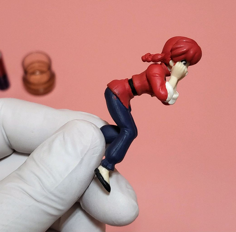 란마 1/2 책상 위의 란마 고전 피규어 가챠 이미지