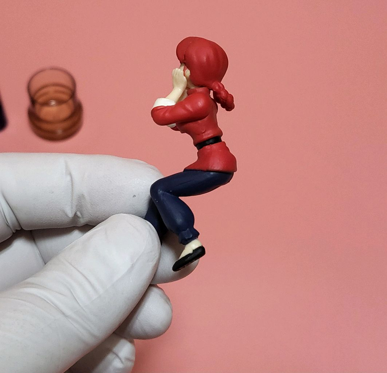 란마 1/2 책상 위의 란마 고전 피규어 가챠 이미지