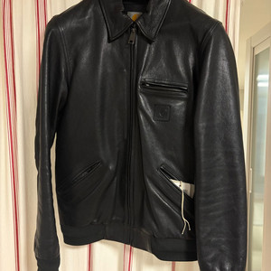 칼하트 WIP 디트로이트 가죽 자켓 S 이미지