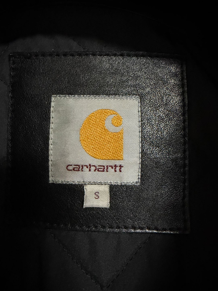 칼하트 WIP 디트로이트 가죽 자켓 S 이미지