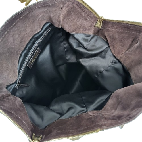 정품 생로랑(입생로랑) 샴페인골드 가죽 다운타운 백 이미지