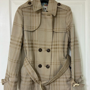 빈폴 레이디스 클래식 체크 트렌치코트 (안감 꽃무늬 포인트/90) 이미지