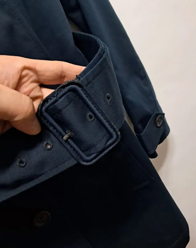 (85~90) 브룩스브라더스 여성 트렌치 하프 코트 이미지