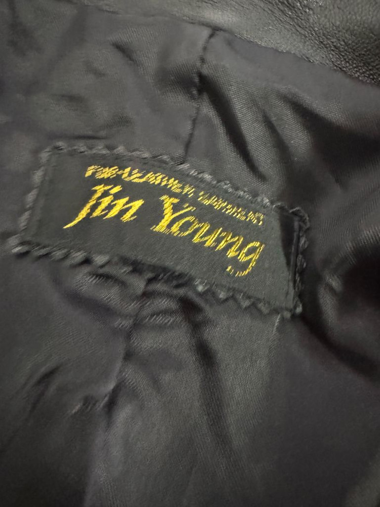 여성 진영모피 원 버튼 리얼 양가죽 자켓 44 Xs 블랙 이미지