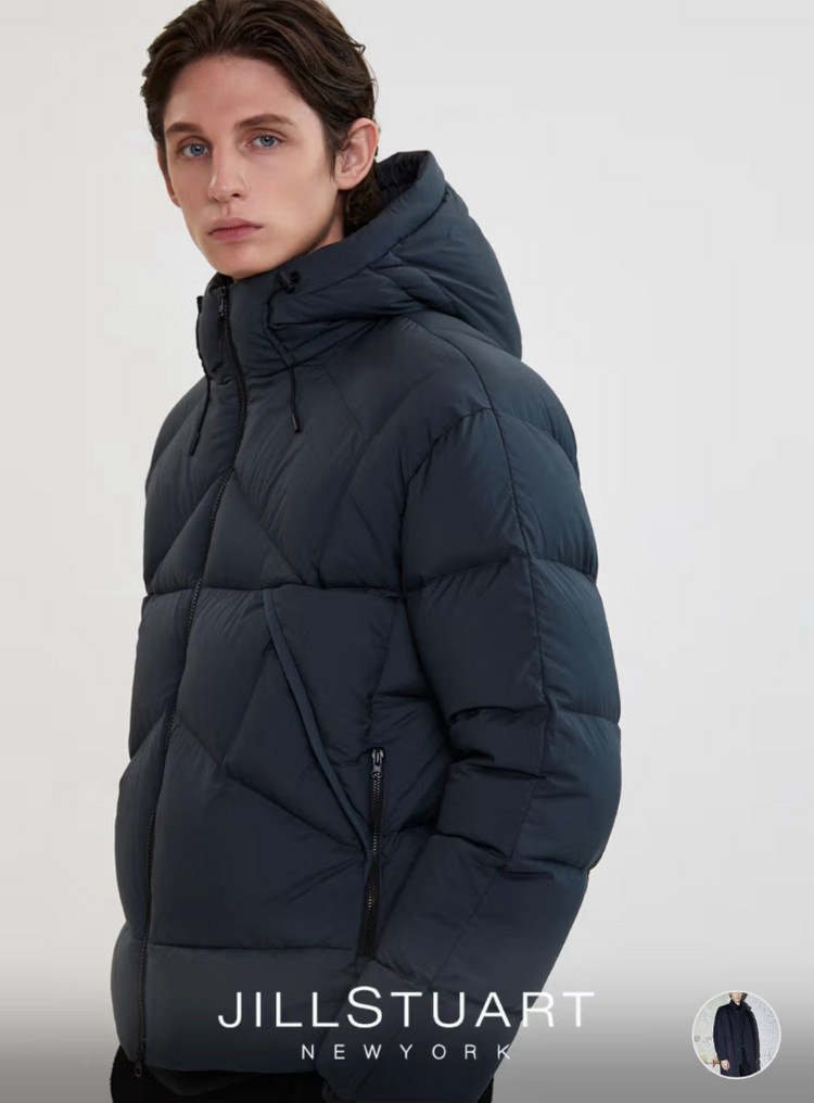 새상품 질스튜어트뉴욕 구스 다운 경량 패딩 점퍼 95 더콰이즈블루 이미지