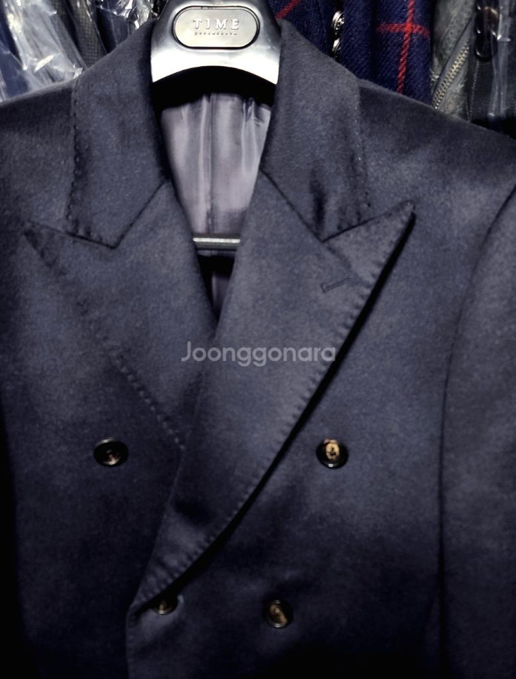 크리스 크리스티 / 이태리 캐시미어 100% 컬렉션 무드 더블 브레스티드 코트 / 100[100-105] 이미지