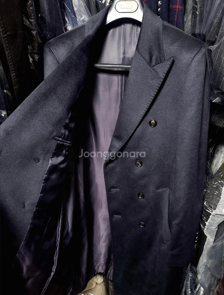 크리스 크리스티 / 이태리 캐시미어 100% 컬렉션 무드 더블 브레스티드 코트 / 100[100-105] 이미지