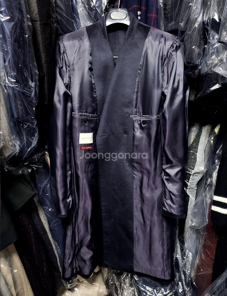 크리스 크리스티 / 이태리 캐시미어 100% 컬렉션 무드 더블 브레스티드 코트 / 100[100-105] 이미지