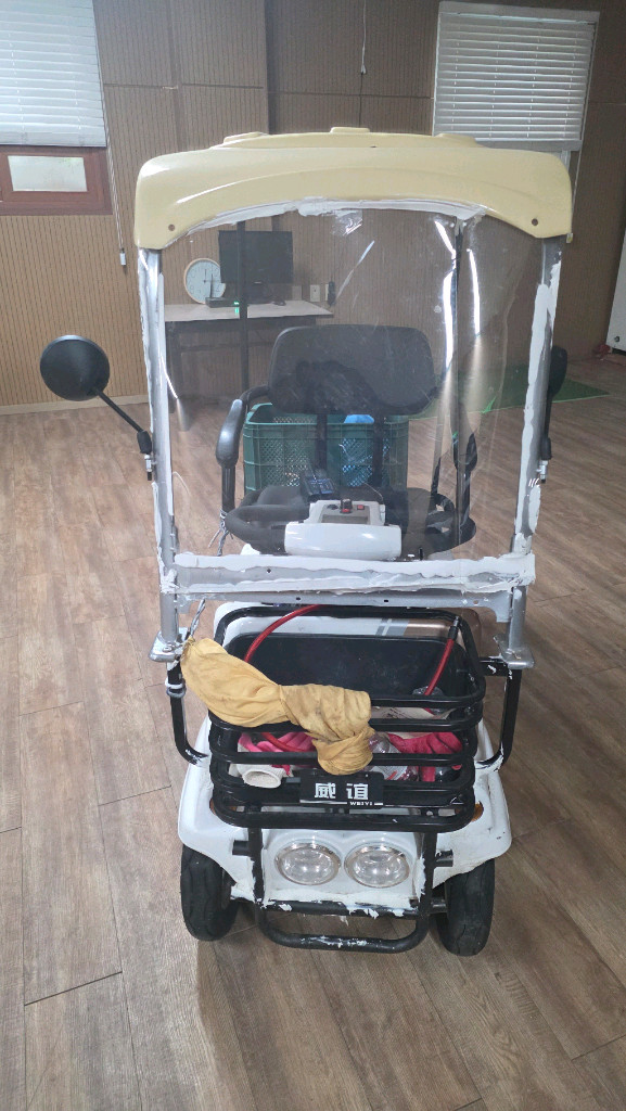 4륜 전동차 어르신 이미지