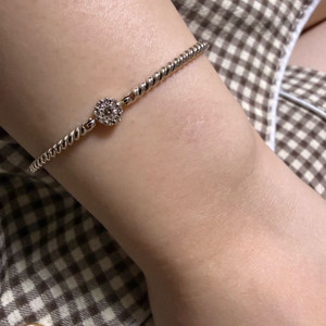 14k 꼬냑다이아 반뱅글 팔찌 이미지