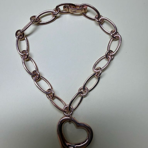 14k 하트 양장 팔찌 이미지