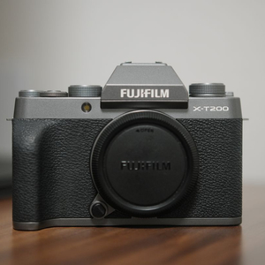 후지필름 X-T200 다크실버 바디 이미지