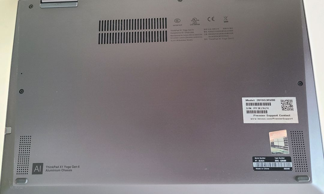 레노버 씽크패드 X1 요가 6세대 32GB RAM 이미지