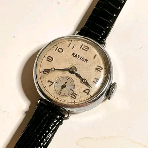 1930년대 빈티지 세이코 네이션 트렌치 수동 시계 일본 엔틱 SEIKO 이미지