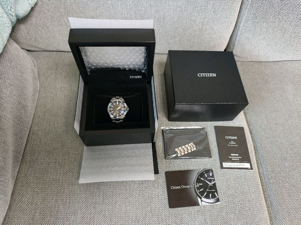 더 시티즌 밤바다 aq4090-59e 닥종이 한정판 이미지