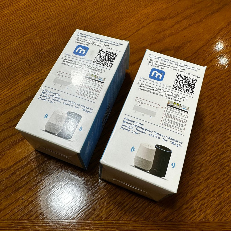 E26 RGB 8W LED 스마트 전구 2개 전구색 주광색 Wifi 구글홈 알렉사 호환 조명 스마트홈 IoT 이미지