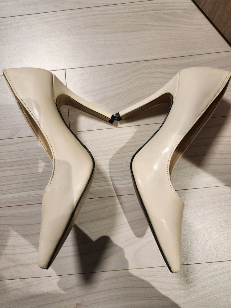 웨딩구두 웨딩슈즈 230 굽 10cm 실내 1회착용 이미지