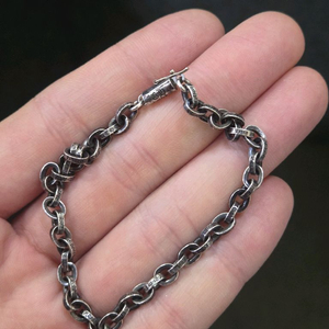 크롬하츠 페이퍼체인 팔찌 스몰 8인치 이미지