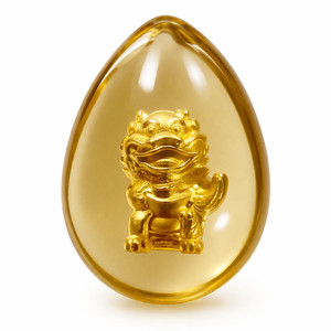 새 미니 용 24K 순금 펜던트 목걸이 골드 공예품 금 선물 돌 백일 칠순 부모님선물 레이어드 수집 소장 스타일링 이미지