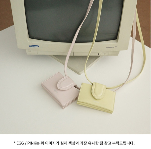 부이부이 닛 월렛 카드지갑 (에그) 새상품 이미지
