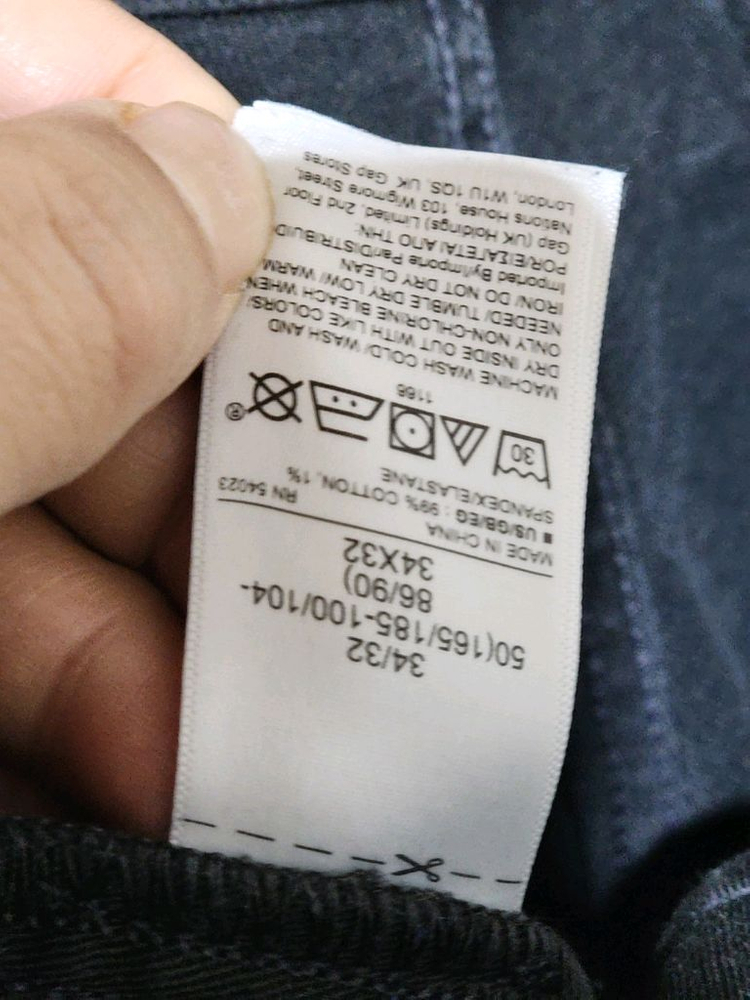 (34) 갭 청바지 블랙진 GAP 데님팬츠 스판 빈티지 이미지