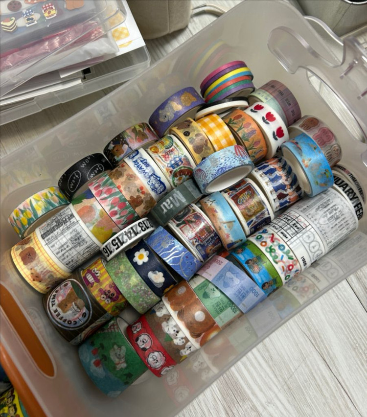 다꾸 처분 마스킹테이프 팝니다(아날로그키퍼, 올라이트, mt 등) 이미지