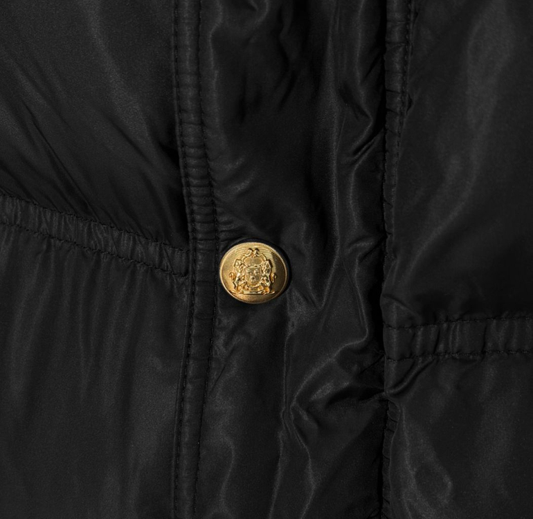 [34] 셀린느 여성 자수로고 트리오페 패딩 조끼 블랙 이미지