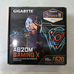 [메인보드] 기가바이트 A620M GAMING X 메인보드 (피씨디렉트 3년 보증) 이미지