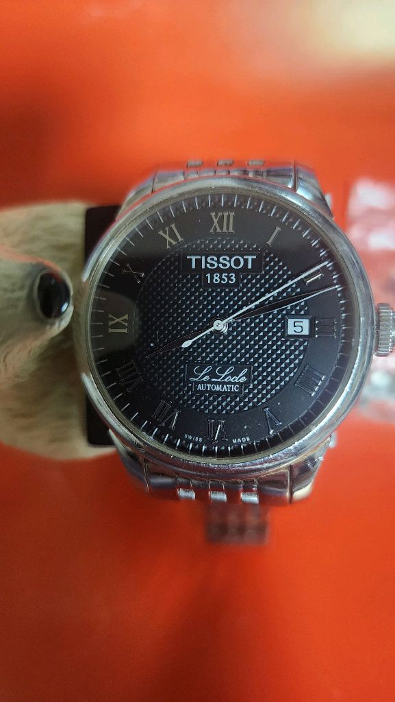 티쏘르로끌 오토매틱 흑판 정품 시계 이미지