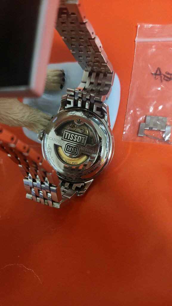 티쏘르로끌 오토매틱 흑판 정품 시계 이미지