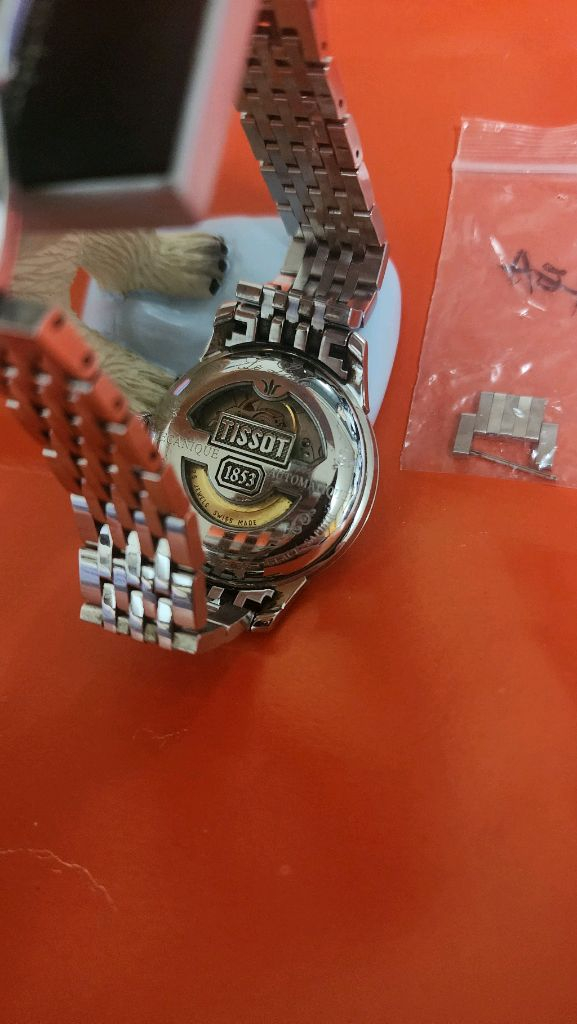 티쏘르로끌 오토매틱 흑판 정품 시계 이미지