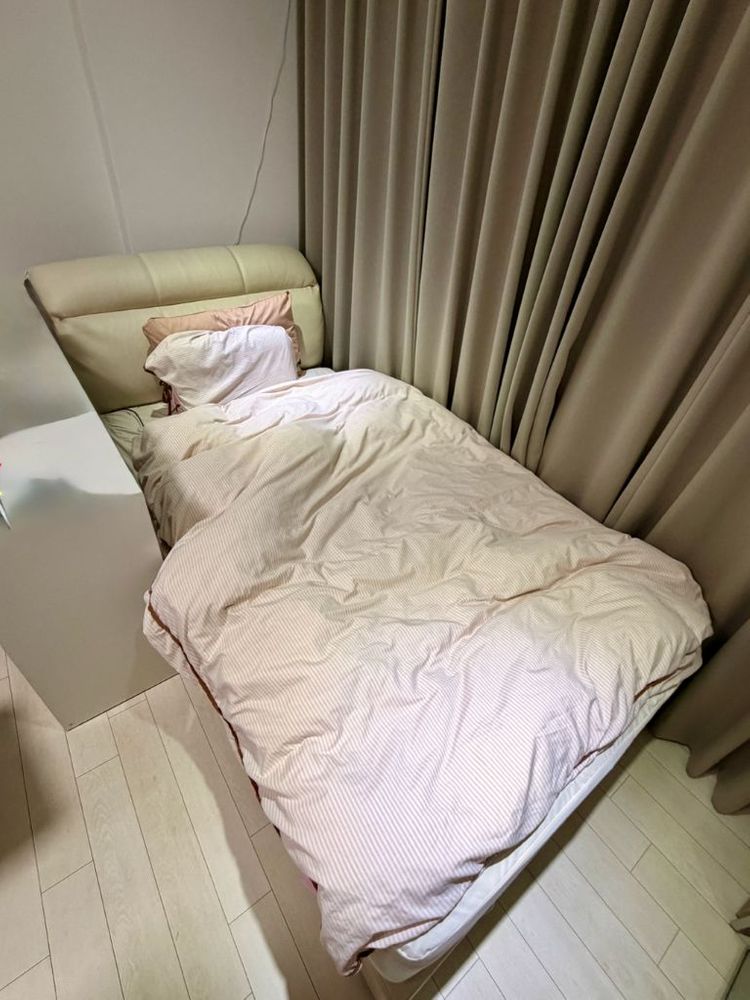 씰리 슈퍼싱글 침대프레임 + 매트리스 세트 이미지