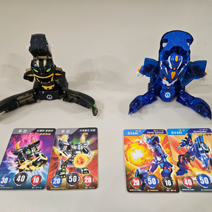 터닝메카드 개봉전시용 에반블루속성 무간블랙속성 이미지