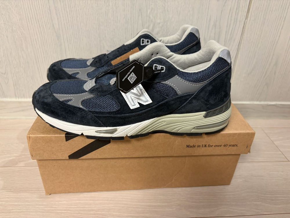 크림 정품 뉴발란스 991 네이비 w 255 미시착 새상품 새제품 이미지