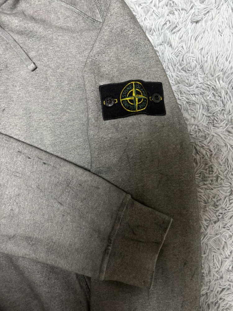 스톤아일랜드 워싱 가먼트다잉 후드티 이미지