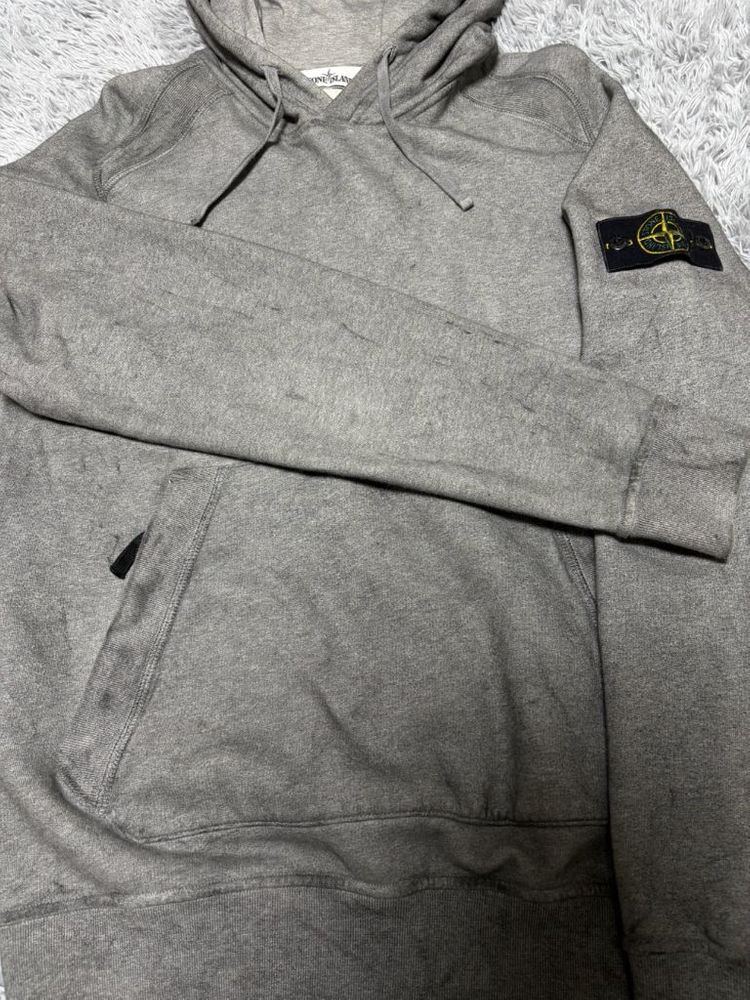 스톤아일랜드 워싱 가먼트다잉 후드티 이미지