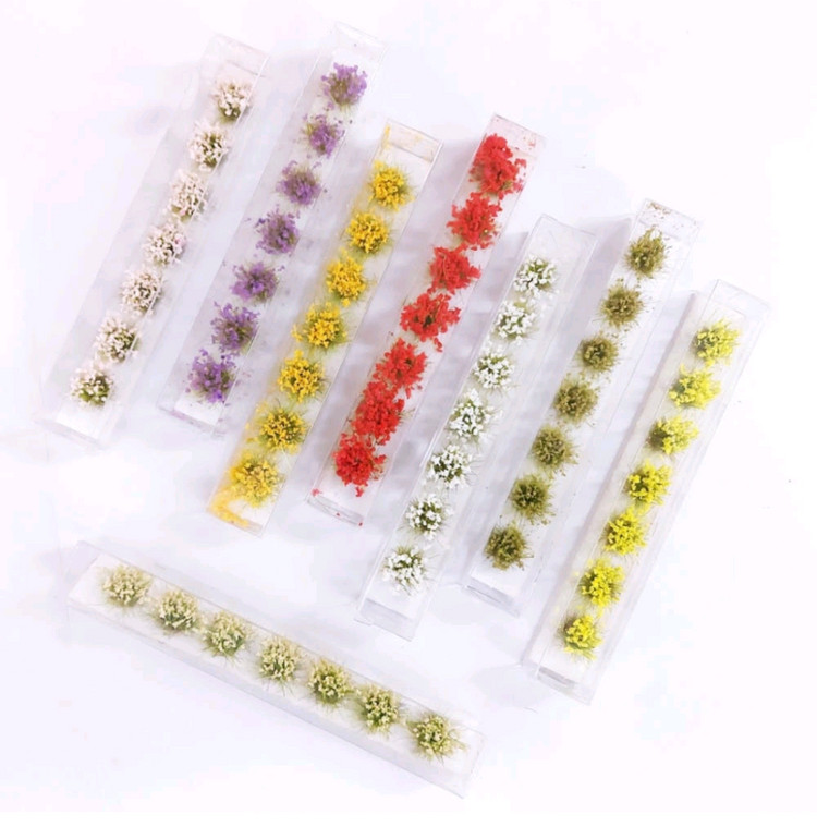 잔디언덕 장식 꽃 잔디 테라리움 미니어처 만들기 재료 이미지