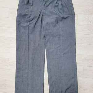 [ 남자허리30 빨아도 구김없는 챠콜색 일자슬랙스 / 정장바지 저렴히 판매 ] 이미지