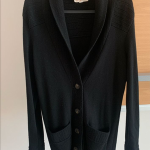 토리버치 하프 블랙 가디건 s 이미지