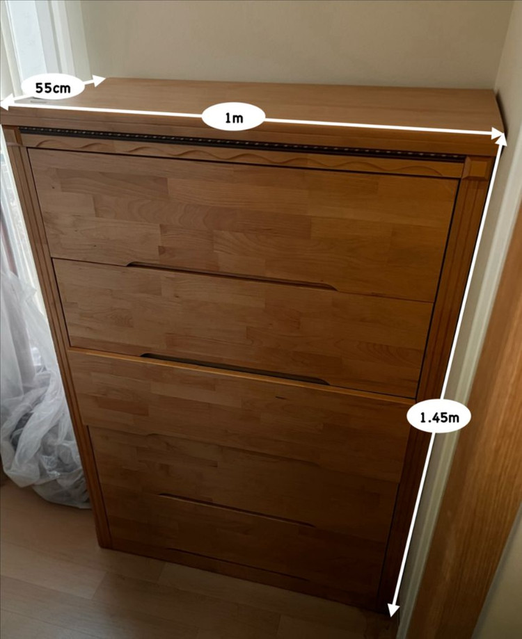 [ 선착순 가구 한대 더 ] 최고급 원목 5단 서랍장 이미지