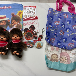 몬치치 인형&굿즈 셋트 (정가이하판매) 이미지