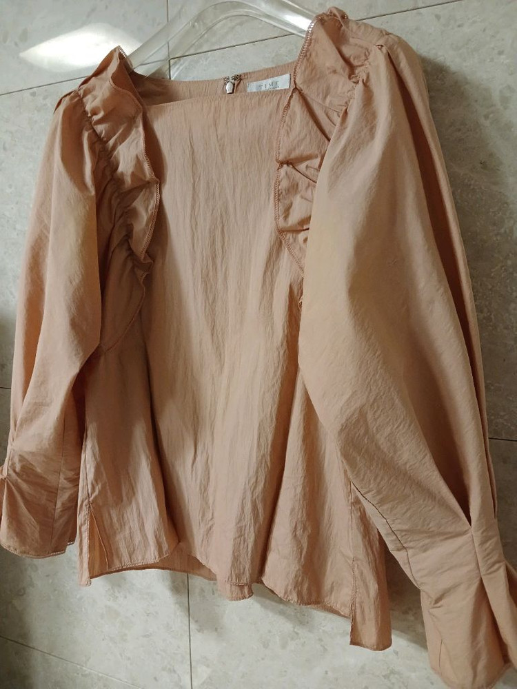 타임 바스락 퍼프블라우스 (초특가) 이미지