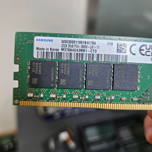 삼성 DDR4 32GB 2666 램 데스크탑용 팝니다 이미지