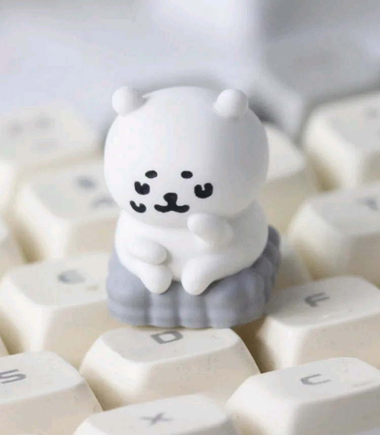 농담곰 키캡 피규어 (슬픔ver) 나가노마켓 치이카와 먼작귀 담곰이 클리커 먼작귀 이미지