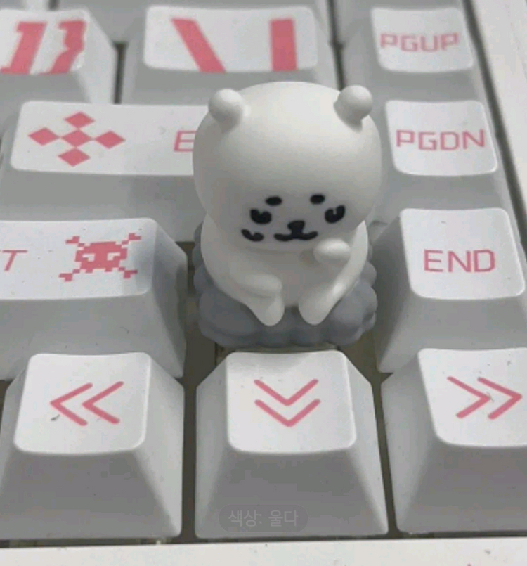 농담곰 키캡 피규어 (슬픔ver) 나가노마켓 치이카와 먼작귀 담곰이 클리커 먼작귀 이미지