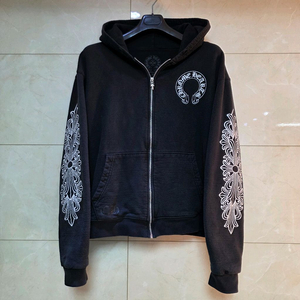 [클로젯][M]크롬하츠 홀스슈 플로랄 헤비웨이트 후드집업 자켓 이미지