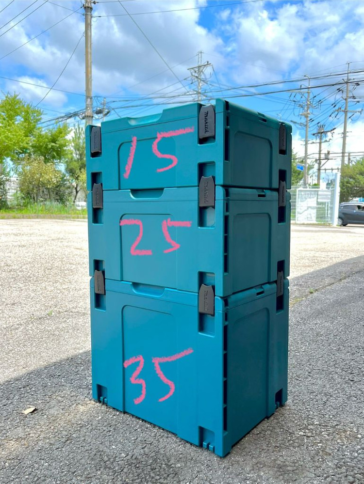 마끼다 맥팩케이스 중/대/특대 공구함 공구통 3종 이미지