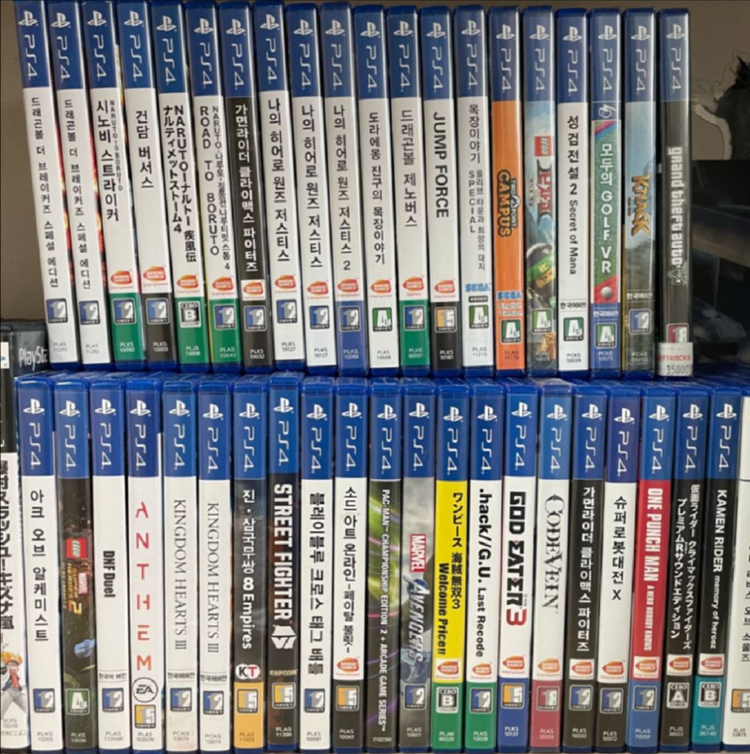 플레이스테이션4 게임 타이틀 모음 이미지